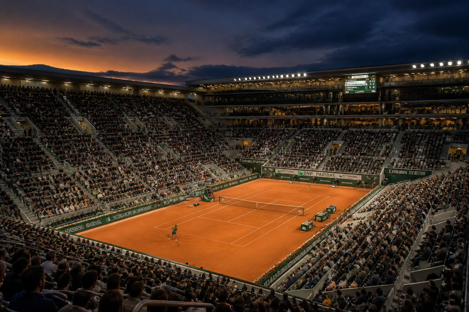 Stade Roland Garros ambiance