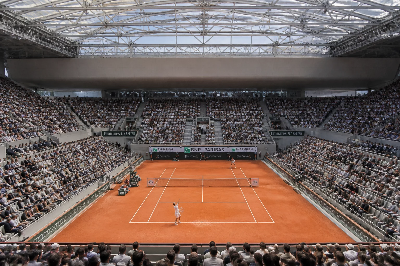 Suzanne-Lenglen Court Seating